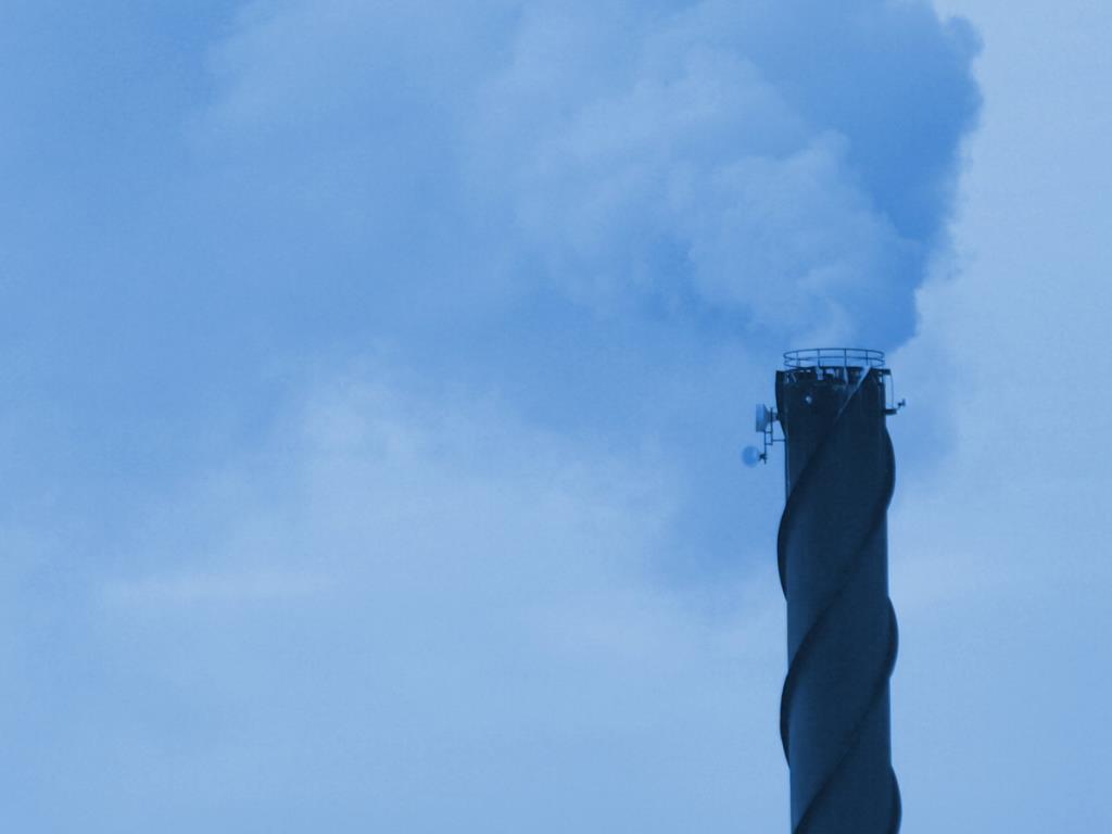 Decoration - Abstract photo of factory chimney.